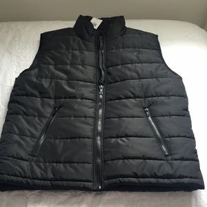 Men’s Guess Lightweight Puffer Vest - Black